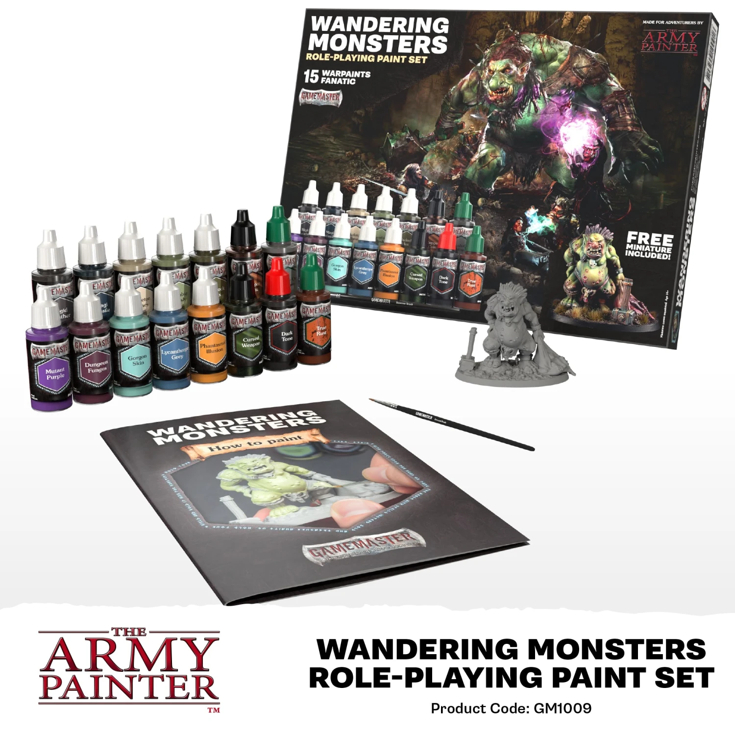 The Army Painter GameMaster: Wandering Monsters Role-Playing Paint Set (GM1009) The Army Painter GameMaster: Wandering Monsters Role-Playing Paint Set (GM1009) -Gnomish Bazaar GM1009 Wandering Monsters Role playing Paint Set PROMO Retailers 2