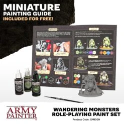 The Army Painter GameMaster: Wandering Monsters Role-Playing Paint Set (GM1009) 3 The Army Painter GameMaster: Wandering Monsters Role-Playing Paint Set (GM1009) -Gnomish Bazaar GM1009 Wandering Monsters Role playing Paint Set PROMO Retailers 4