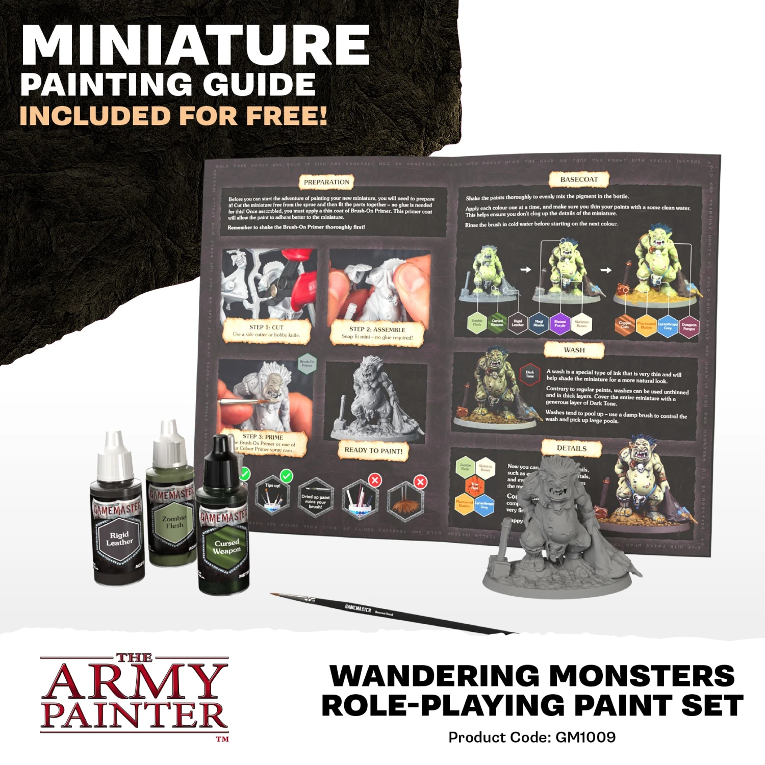 The Army Painter GameMaster: Wandering Monsters Role-Playing Paint Set (GM1009) The Army Painter GameMaster: Wandering Monsters Role-Playing Paint Set (GM1009) -Gnomish Bazaar GM1009 Wandering Monsters Role playing Paint Set PROMO Retailers 4