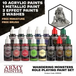 The Army Painter GameMaster: Wandering Monsters Role-Playing Paint Set (GM1009) 4 The Army Painter GameMaster: Wandering Monsters Role-Playing Paint Set (GM1009) -Gnomish Bazaar GM1009 Wandering Monsters Role playing Paint Set PROMO Retailers 5