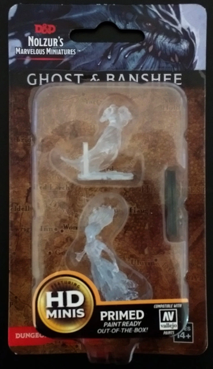 D&D Nolzur's Marvelous Miniatures: Ghost & Banshee (72564) Wizkids D&D Nolzur's Marvelous Miniatures: Ghost & Banshee (72564) -Gnomish Bazaar Ghost Banshee 2