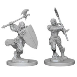 Wizkids Pathfinder Deep Cuts: Half Orc Female Barbarian (72614)
