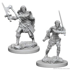 Wizkids D&D Nolzur's Marvelous Miniatures: Human Barbarian (Female) (72644)
