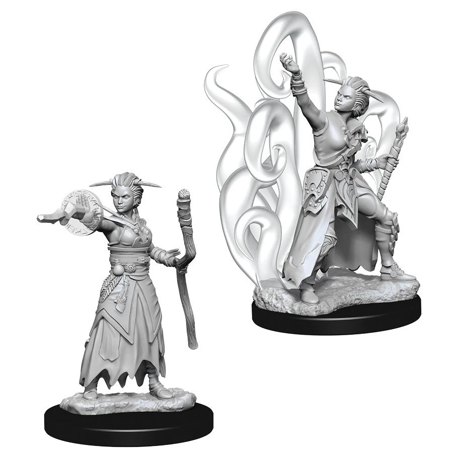 D&D Nolzur's Marvelous Miniatures: Female Human Warlock (73837) Wizkids D&D Nolzur's Marvelous Miniatures: Female Human Warlock (73837) -Gnomish Bazaar Human Female Warlock Nolzur s