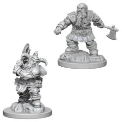 Wizkids D&D Nolzur's Marvelous Miniatures: Male Dwarf Barbarian (73391)