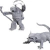 Wizkids D&D Nolzur's Marvelous Miniatures: Tortle Druid & Wild Shape Giant Lizard (90707)