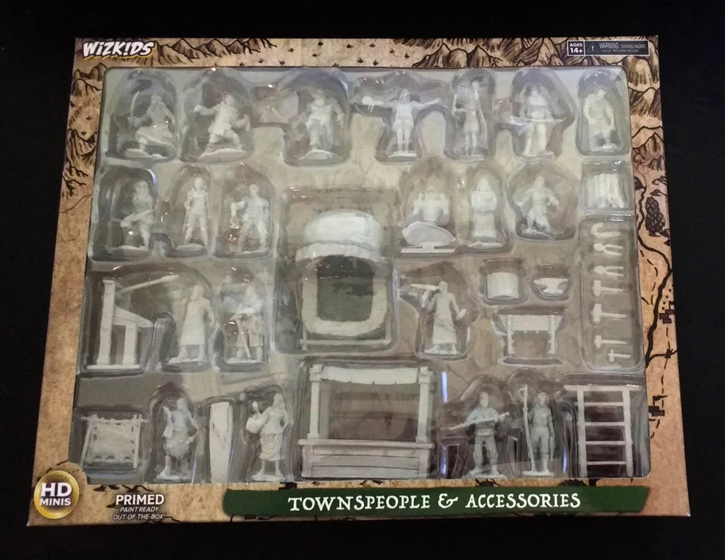 WizKids Deep Cuts: Townspeople & Accessories (73698) WizKids Deep Cuts: Townspeople & Accessories (73698) -Gnomish Bazaar Townspeople and Accessories 2