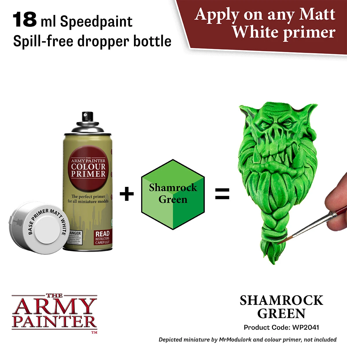 The Army Painter Speedpaint 2.0: Shamrock Green (WP2041) The Army Painter Speedpaint 2.0: Shamrock Green (WP2041) -Gnomish Bazaar WP2041 ShamrockGreen img2