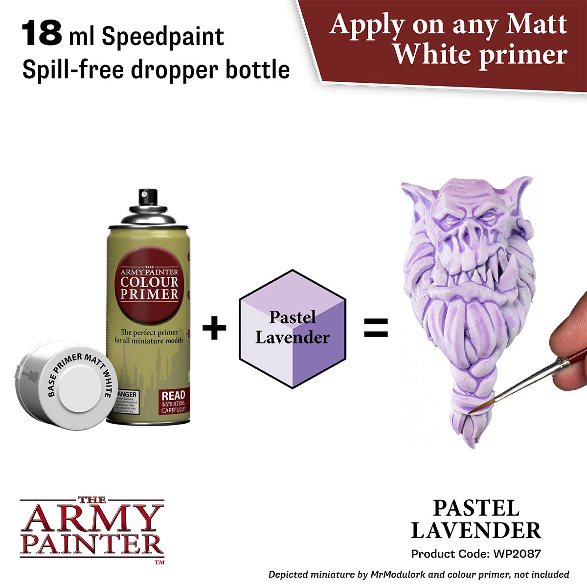 The Army Painter Speedpaint 2.0: Pastel Lavender (WP2087) The Army Painter Speedpaint 2.0: Pastel Lavender (WP2087) -Gnomish Bazaar WP2087 PastelLavender img2