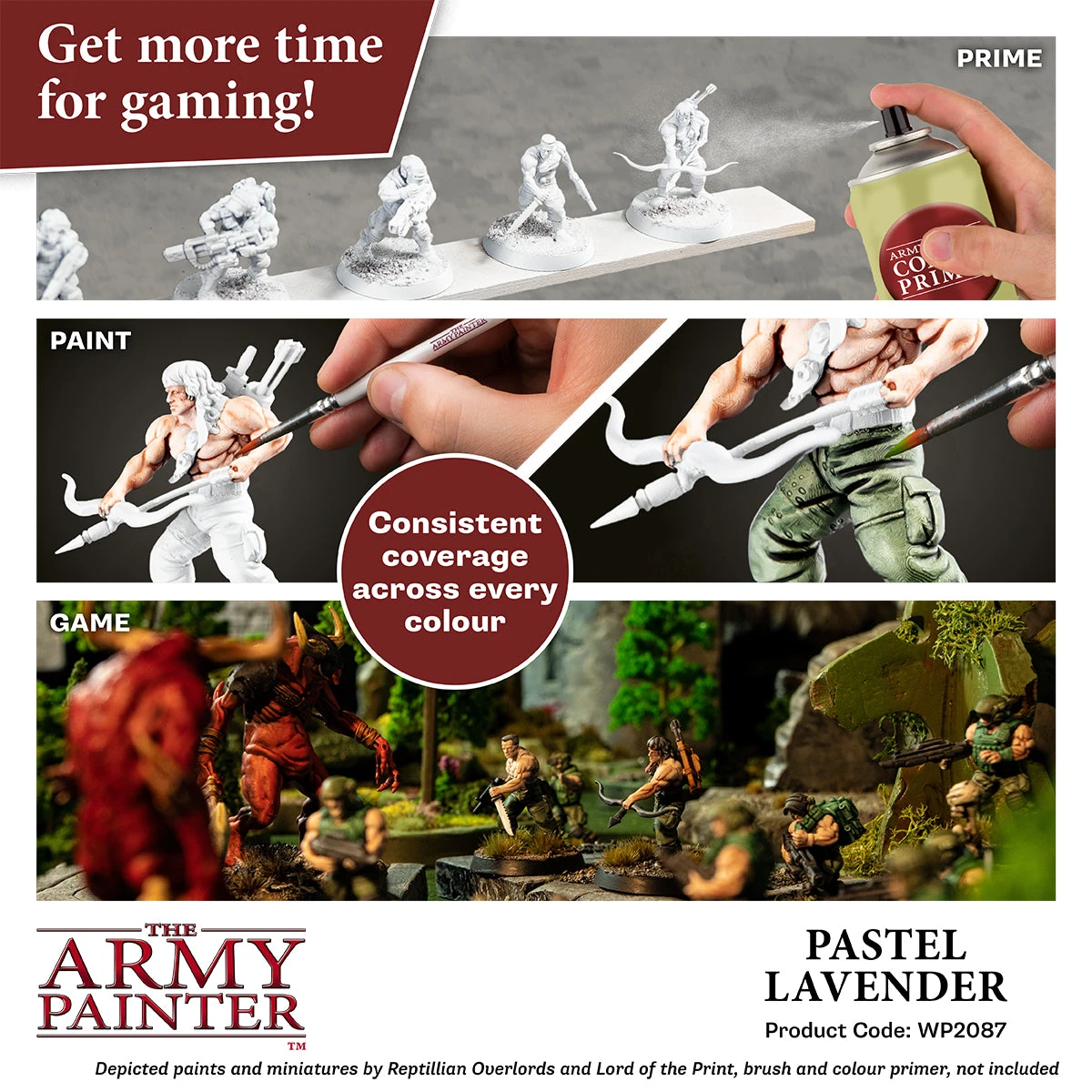 The Army Painter Speedpaint 2.0: Pastel Lavender (WP2087) The Army Painter Speedpaint 2.0: Pastel Lavender (WP2087) -Gnomish Bazaar WP2087 PastelLavender img3