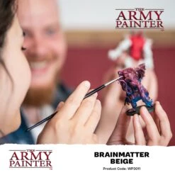 The Army Painter Warpaints Fanatic: Brainmatter Beige (WP3011) 6 The Army Painter Warpaints Fanatic: Brainmatter Beige (WP3011) -Gnomish Bazaar WP3011 BrainmatterBeige Acrylics 8copy