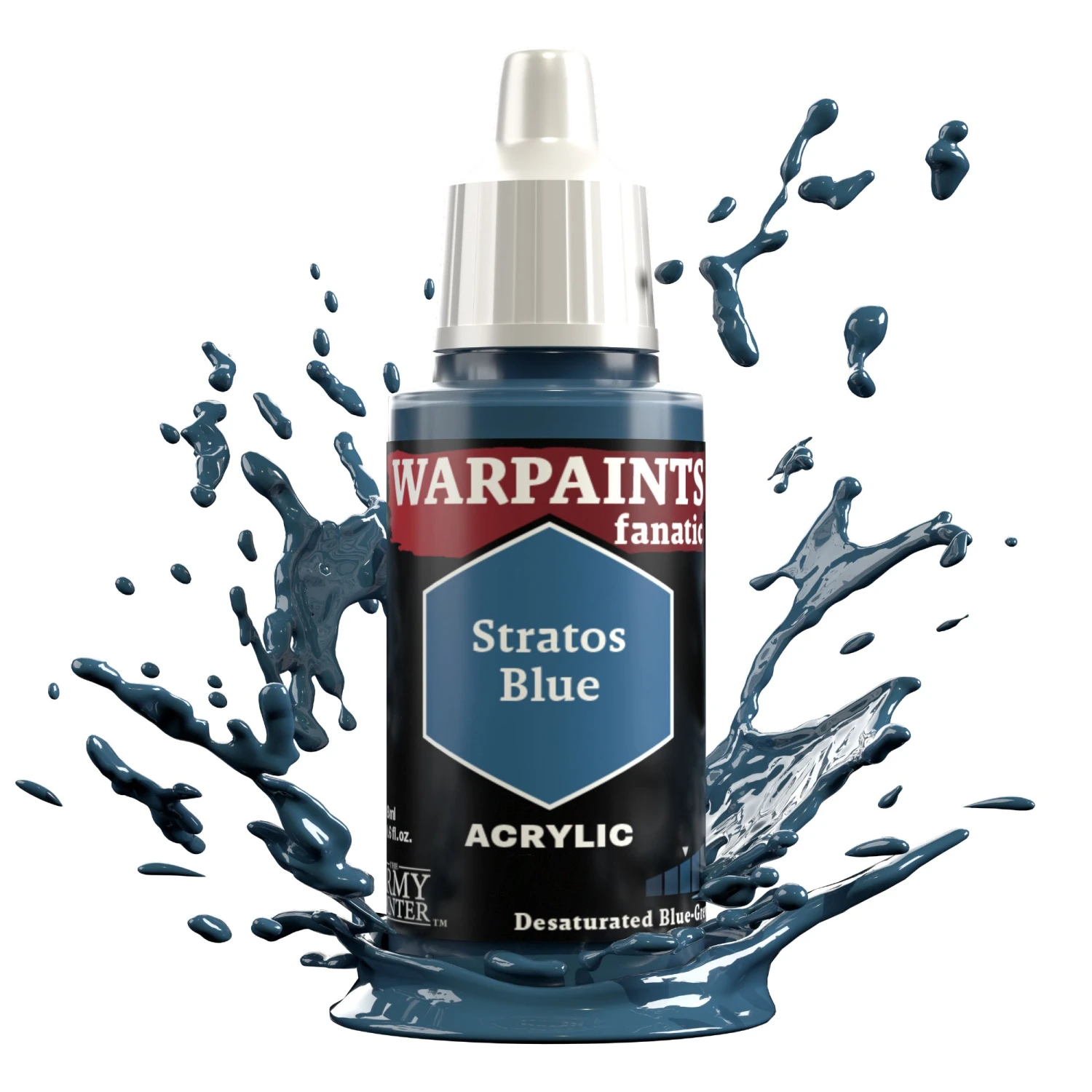 The Army Painter Warpaints Fanatic: Stratos Blue (WP3015) The Army Painter Warpaints Fanatic: Stratos Blue (WP3015) -Gnomish Bazaar WP3015 StratosBlue Acrylics 2copy