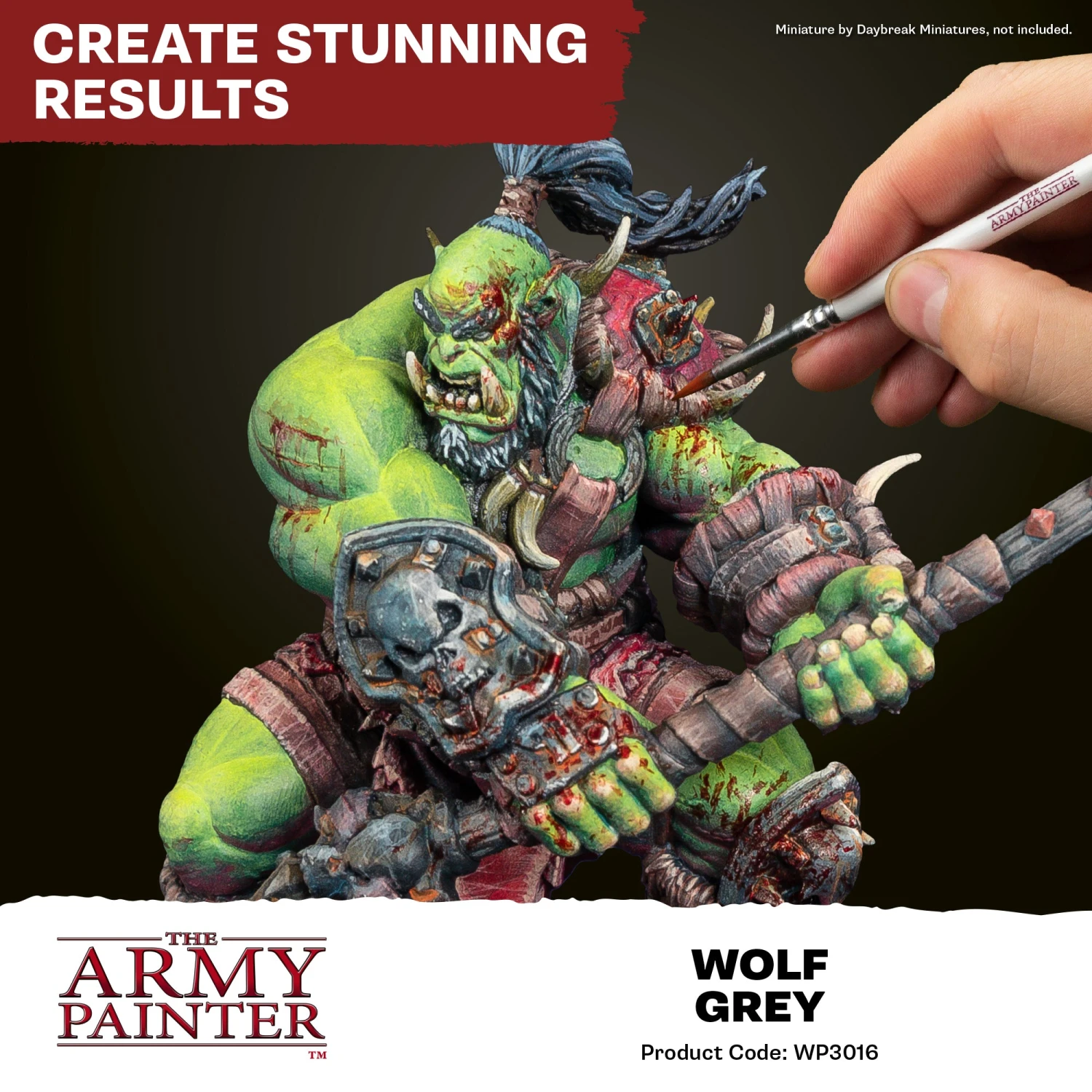 The Army Painter Warpaints Fanatic: Wolf Grey (WP3016) The Army Painter Warpaints Fanatic: Wolf Grey (WP3016) -Gnomish Bazaar WP3016 WolfGrey Acrylics 3copy