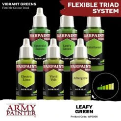The Army Painter Warpaints Fanatic: Leafy Green (WP3056) -Gnomish Bazaar WP3056 LeafyGreen Acrylics 4copy