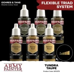 The Army Painter Warpaints Fanatic: Tundra Taupe (WP3079) 2 The Army Painter Warpaints Fanatic: Tundra Taupe (WP3079) -Gnomish Bazaar WP3079 TundraTaupe Acrylics 4copy