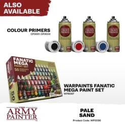 The Army Painter Warpaints Fanatic: Pale Sand (WP3090) 5 The Army Painter Warpaints Fanatic: Pale Sand (WP3090) -Gnomish Bazaar WP3090 PaleSand Acrylics 7copy