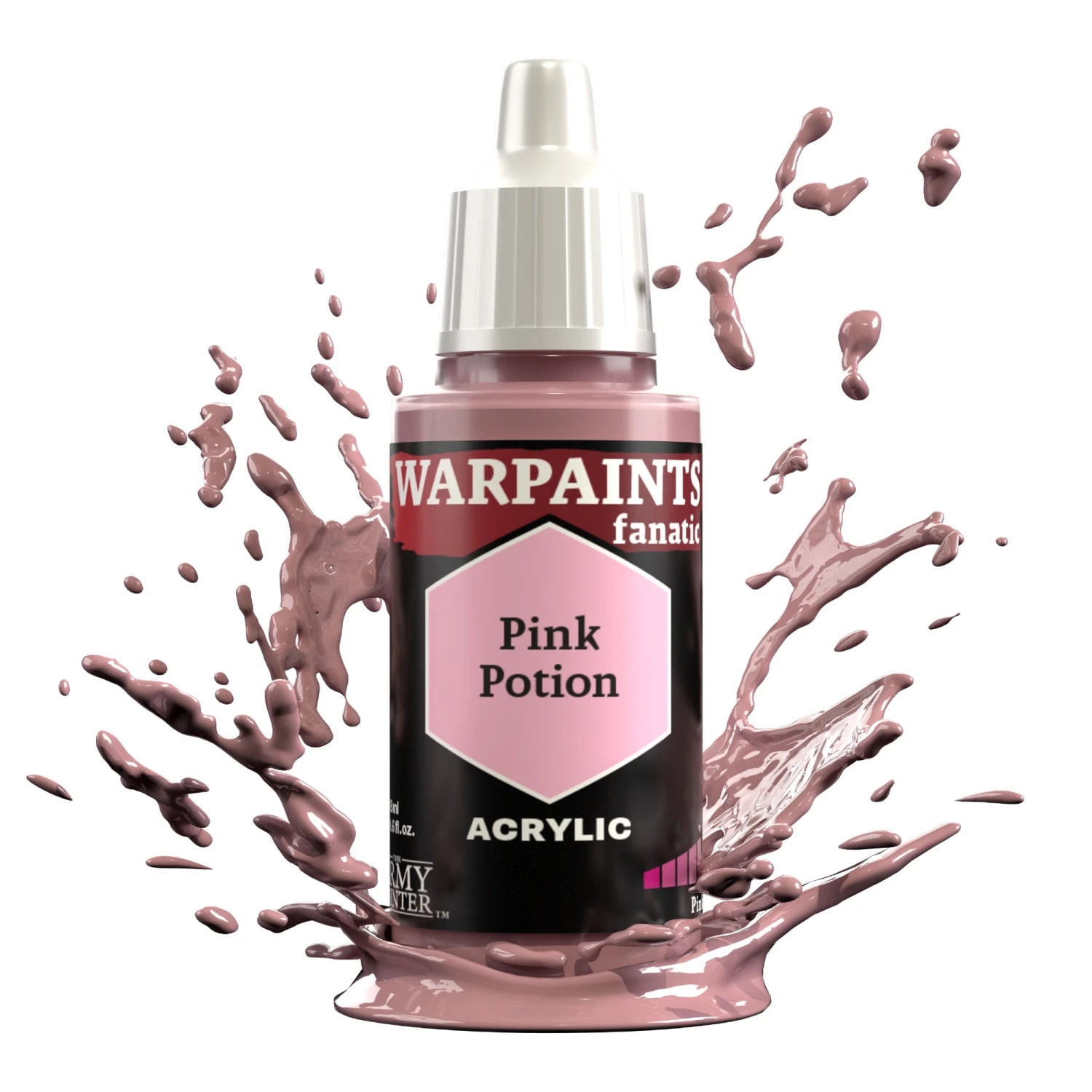 The Army Painter Warpaints Fanatic: Pink Potion (WP3125) The Army Painter Warpaints Fanatic: Pink Potion (WP3125) -Gnomish Bazaar WP3125 PinkPotion Acrylics 2copy