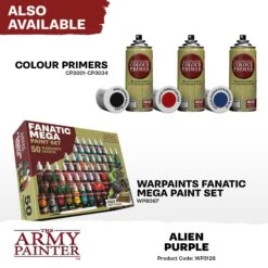 The Army Painter Warpaints Fanatic: Alien Purple (WP3128) -Gnomish Bazaar WP3128 AlienPurple Acrylics 7copy