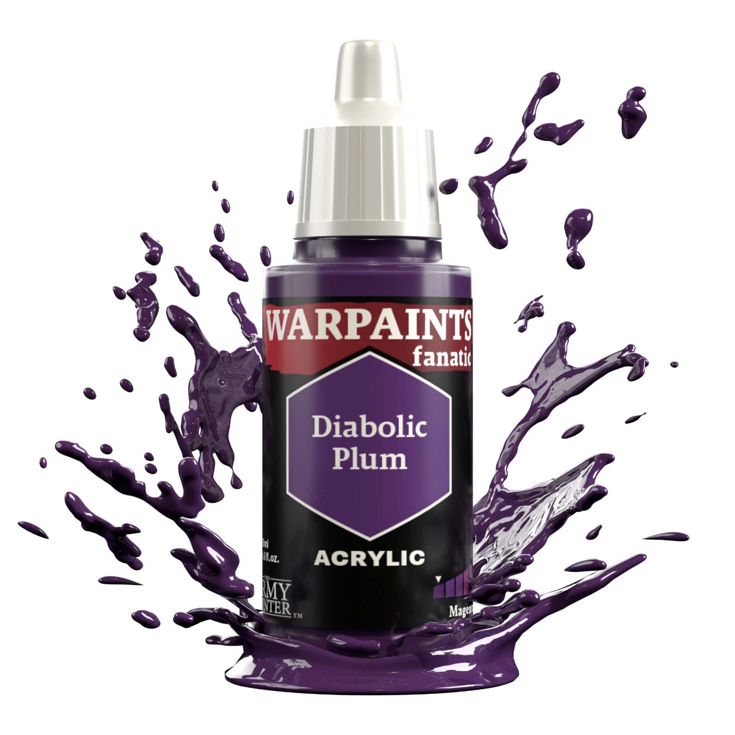 The Army Painter Warpaints Fanatic: Diabolic Plum (WP3133) The Army Painter Warpaints Fanatic: Diabolic Plum (WP3133) -Gnomish Bazaar WP3133 DiabolicPlum Acrylics 2copy