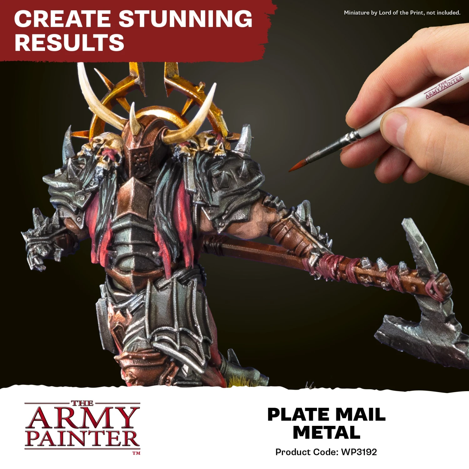 The Army Painter Warpaints Fanatic Metallic: Plate Mail Metal (WP3192) The Army Painter Warpaints Fanatic Metallic: Plate Mail Metal (WP3192) -Gnomish Bazaar WP3192 PlateMailMetal Metallics 3copy