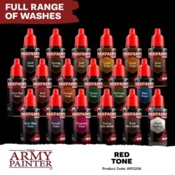 The Army Painter Warpaints Fanatic Wash: Red Tone (WP3206) -Gnomish Bazaar WP3206 Red Tone Washes 4 copy