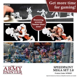 The Army Painter: Speedpaint Mega Set 2.0 (WP8057) - SEE NOTE BEFORE BUYING -Gnomish Bazaar WP8057SpeedpaintMegaSet2.003