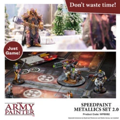 The Army Painter: Speedpaint Metallics Set 2.0 (WP8062) - New Formula -Gnomish Bazaar WP8062SpeedpaintMetallicsSet2.008