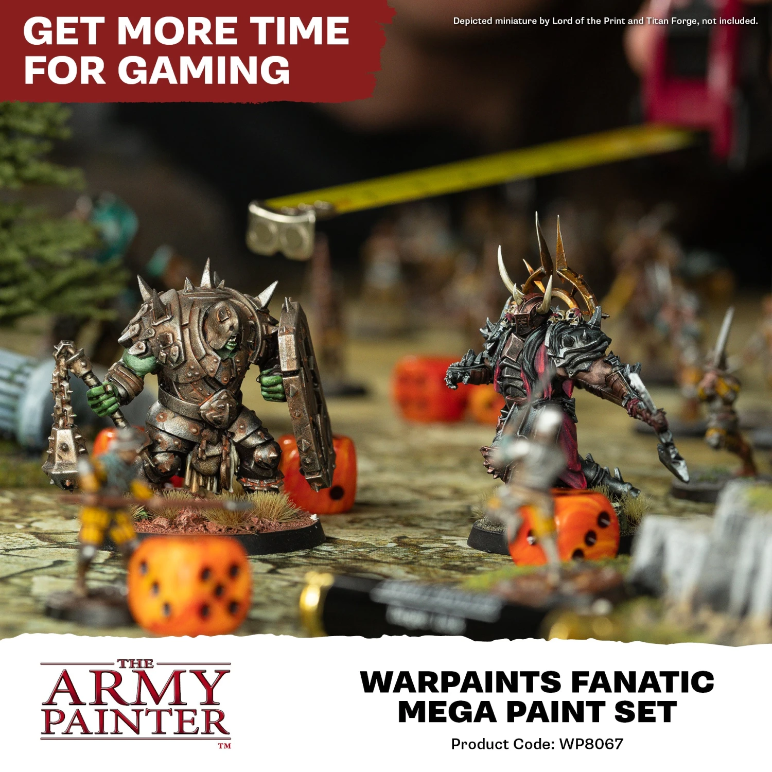The Army Painter Warpaints Fanatic: Mega Paint Set (WP8067) The Army Painter Warpaints Fanatic: Mega Paint Set (WP8067) -Gnomish Bazaar WP8067 PROMORetailers08