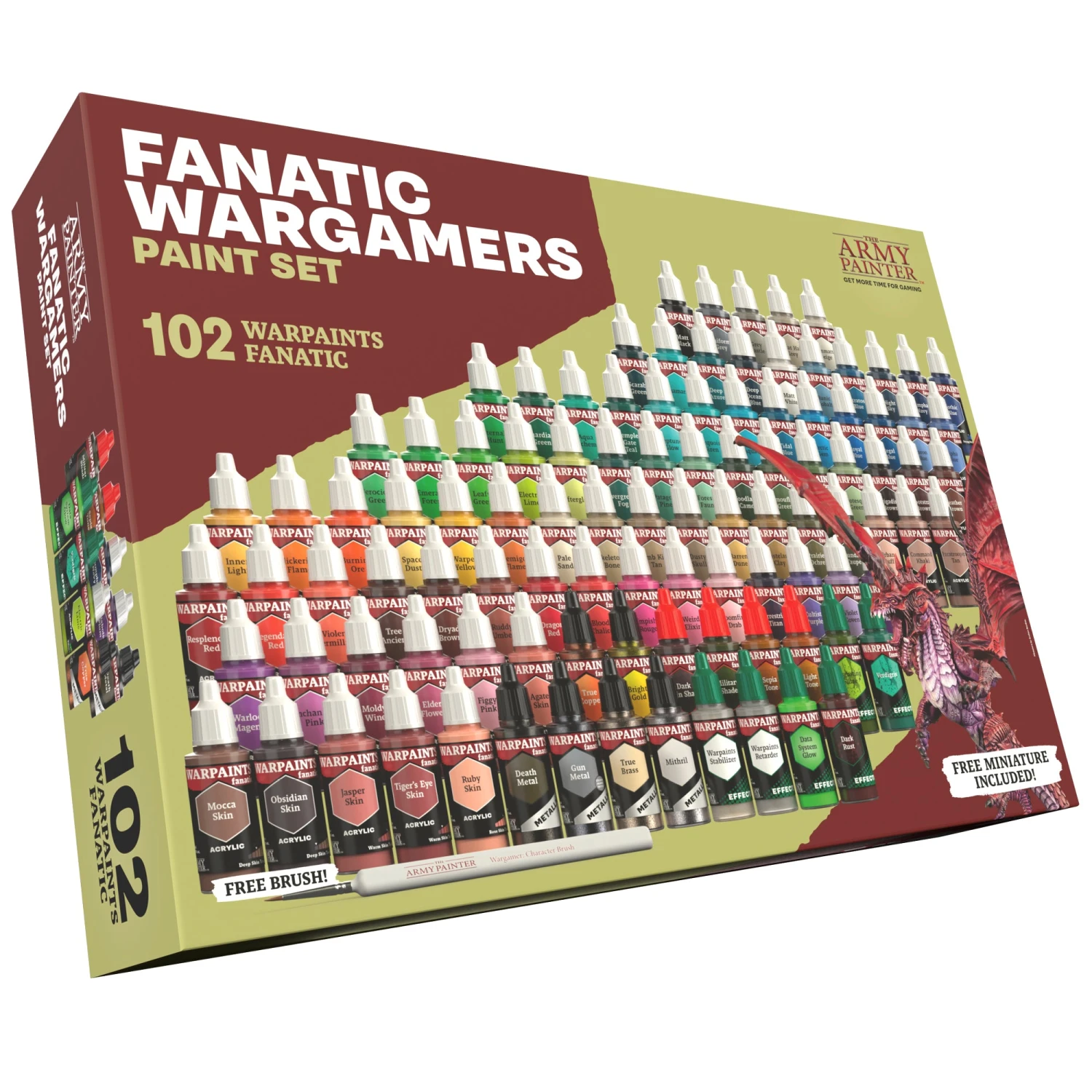 The Army Painter Warpaints Fanatic: Wargamers Paint Set (WP8073) The Army Painter Warpaints Fanatic: Wargamers Paint Set (WP8073) -Gnomish Bazaar WP8073 PROMORetailers02