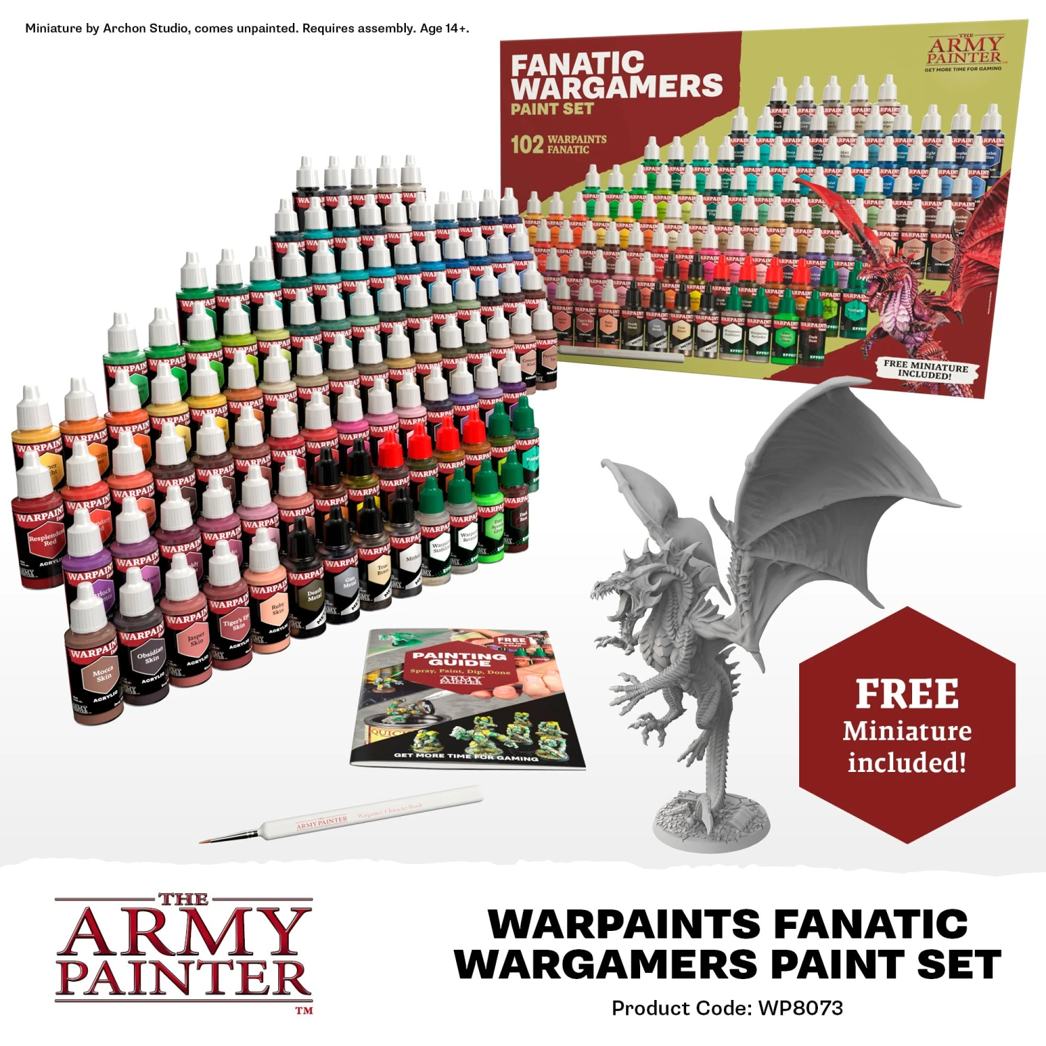 The Army Painter Warpaints Fanatic: Wargamers Paint Set (WP8073) The Army Painter Warpaints Fanatic: Wargamers Paint Set (WP8073) -Gnomish Bazaar WP8073 PROMORetailers03