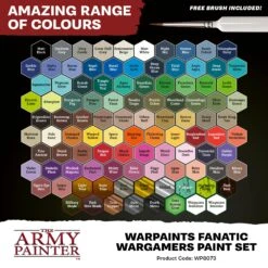 The Army Painter Warpaints Fanatic: Wargamers Paint Set (WP8073) 2 The Army Painter Warpaints Fanatic: Wargamers Paint Set (WP8073) -Gnomish Bazaar WP8073 PROMORetailers04