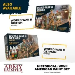 The Army Painter Historical: World War II American Paint Set (WP8082) -Gnomish Bazaar WP8082 PROMO06