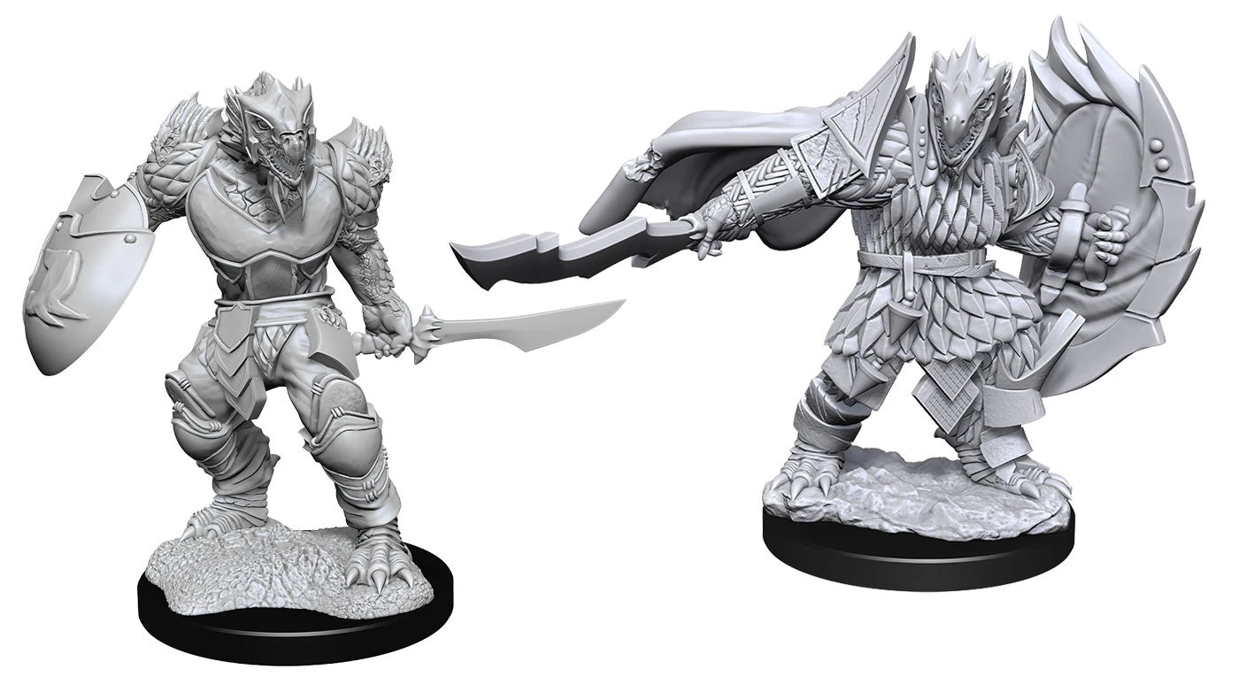 D&D Nolzur's Marvelous Miniatures: Dragonborn Fighter Male (90303) Wizkids D&D Nolzur's Marvelous Miniatures: Dragonborn Fighter Male (90303) -Gnomish Bazaar WZK minis Wave15 02 DnD 02 DragonbornFighterMale