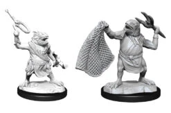 Wizkids D&D Nolzur's Marvelous Miniatures: Kuo-Toa And Kuo-Toa Whip (90246)