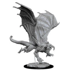 Wizkids D&D Nolzur's Marvelous Miniatures: Young Black Dragon (73682)