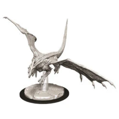Wizkids D&D Nolzur's Marvelous Miniatures: Young White Dragon (73712)