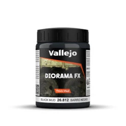 Vallejo Diorama FX: Black Mud (200ml) (26.812)