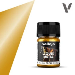 Vallejo Liquid Metal: Red Gold (70.794) - SLOW SHIPPING, RESTRICTIONS