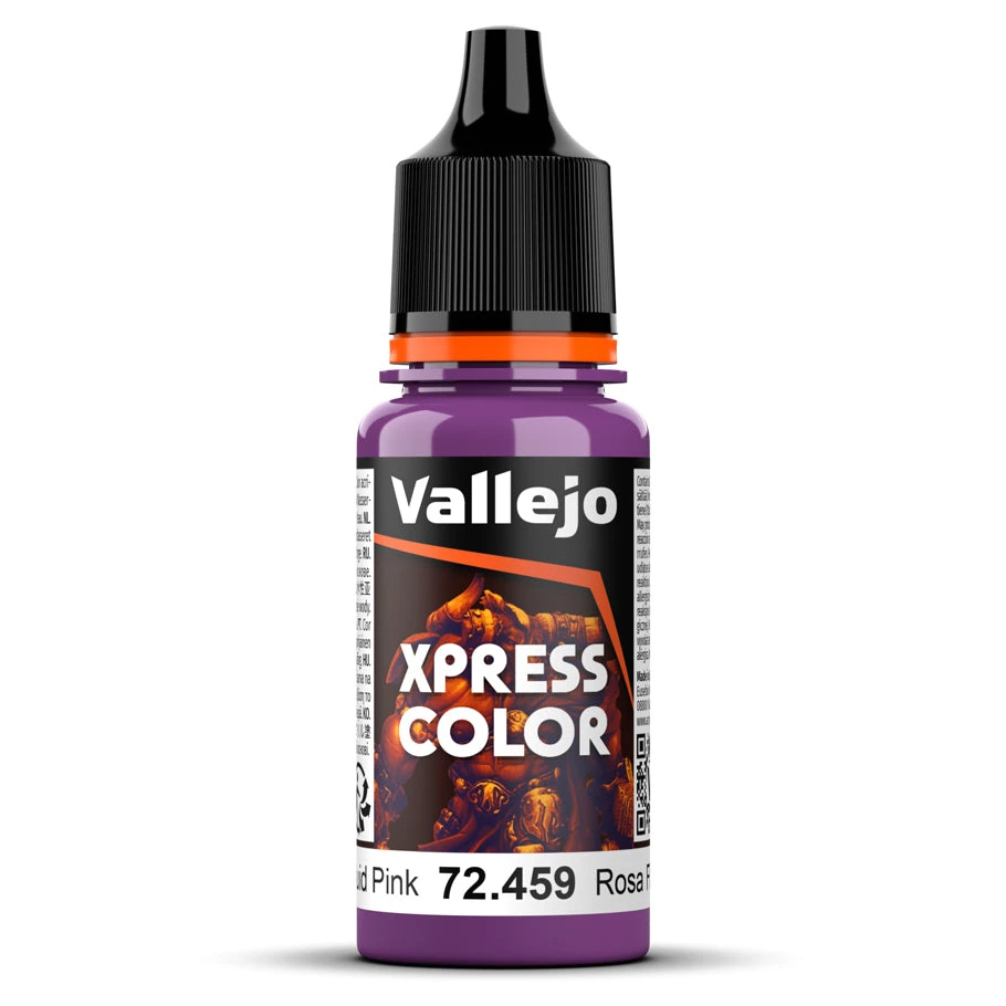 Vallejo Xpress Color: Fluid Pink (72.459) Vallejo Xpress Color: Fluid Pink (72.459) -Gnomish Bazaar vjp72459 web front