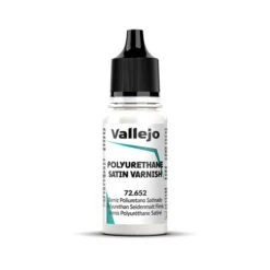 Vallejo Auxiliaries: Polyurethane Satin Varnish (18ml) (72.652)