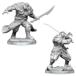 Wizkids MtG Unpainted Miniatures:Zurgo Helmsmasher & Unyielding Krumar (90397)