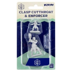 Wizkids Critical Role Unpainted Miniatures: Clasp Cutthroat & Enforcer (90470) - LAST CHANCE: Won't Be Restocked!