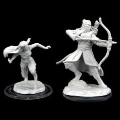 Wizkids Critical Role Unpainted Miniatures: Verdant Guard Marksman & Satyr (90474) -Gnomish Bazaar wzk90474 web 2contents