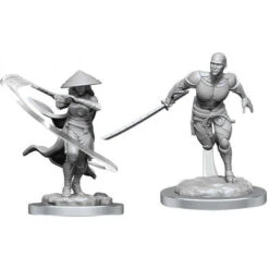 Wizkids MtG Unpainted Miniatures: Kaito Shizuki & The Wanderer (90504)