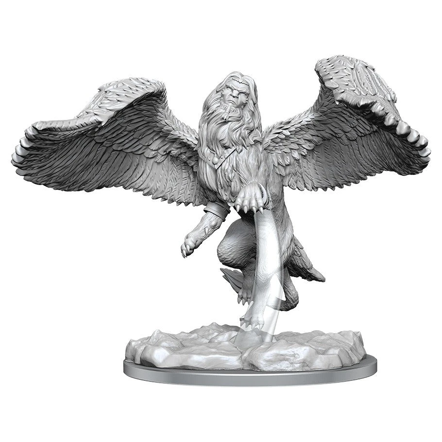Critical Role Unpainted Miniatures: Sphinx Male (90553) Wizkids Critical Role Unpainted Miniatures: Sphinx Male (90553) -Gnomish Bazaar wzk90553 web content