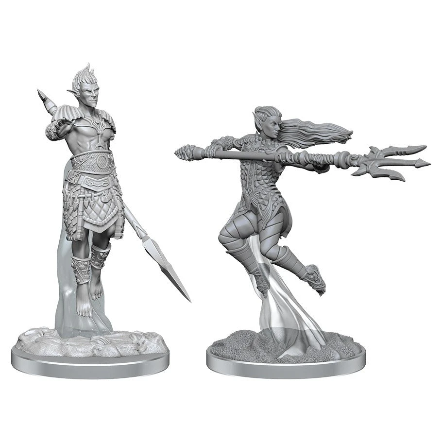 D&D Nolzur's Marvelous Miniatures: Sea Elf Fighters (90613) Wizkids D&D Nolzur's Marvelous Miniatures: Sea Elf Fighters (90613) -Gnomish Bazaar wzk90613 web contents