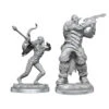 Wizkids Critical Role Unpainted Miniatures: Ashari Stoneguard & Skydancer (90631)