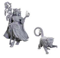 Wizkids Critical Role Unpainted Miniatures: Fearne Calloway & Mister (90722)