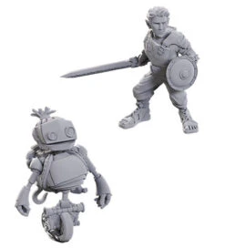 Wizkids Critical Role Unpainted Miniatures: Orym, Of The Air Ashari & Fresh Cut Grass (90724)